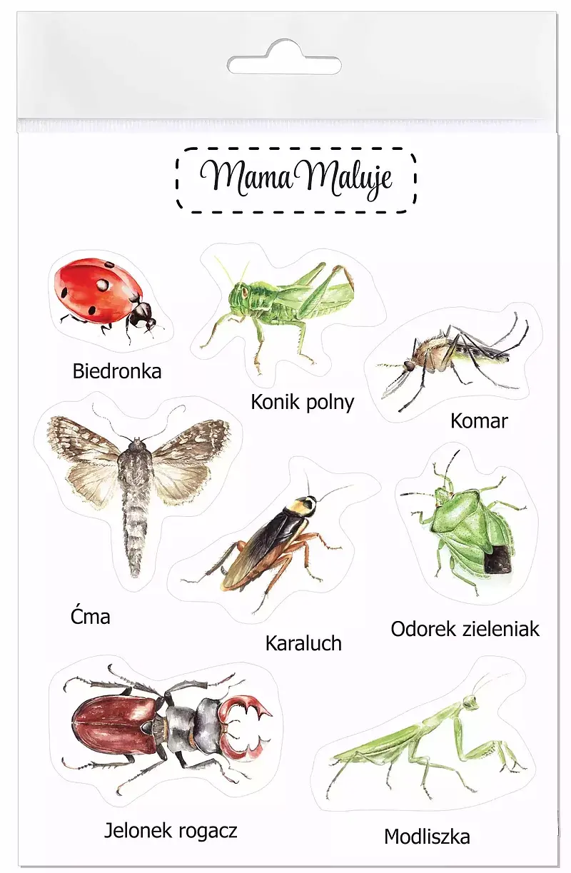 Naklejki duże owady 2