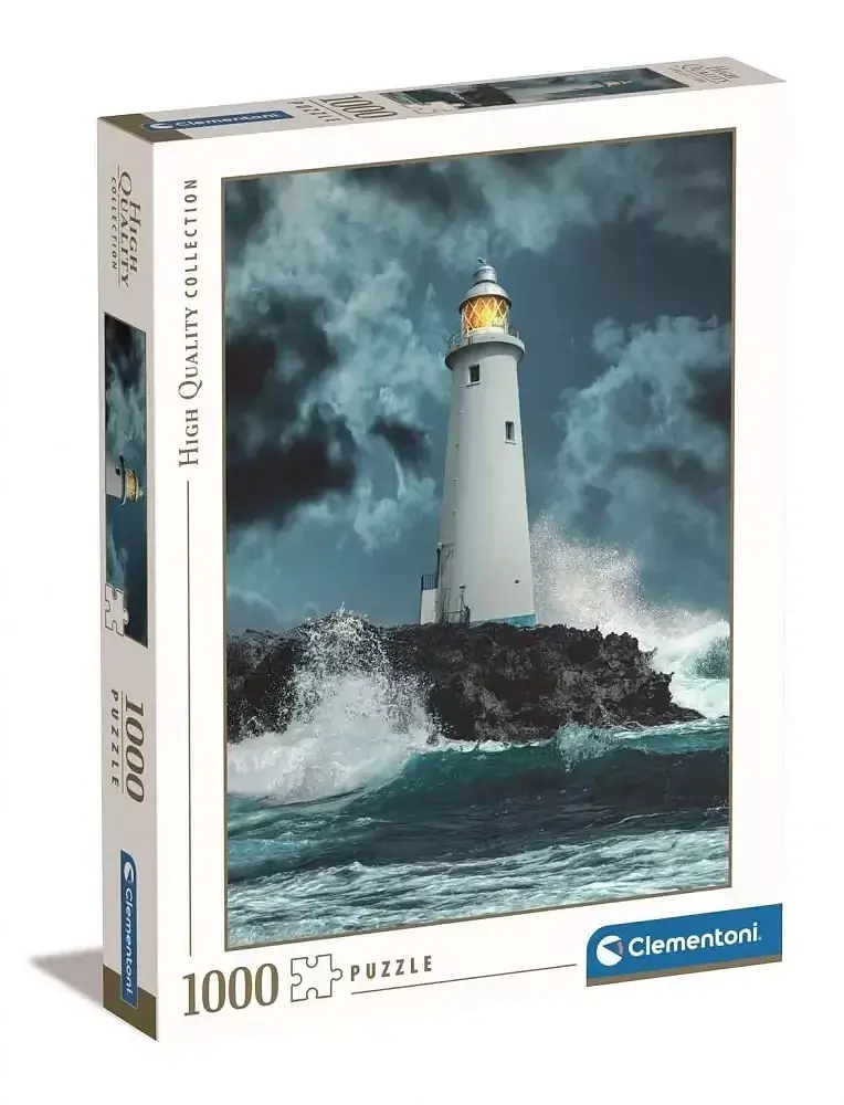 Puzzle 1000 hq lightouse in the storm 39828
