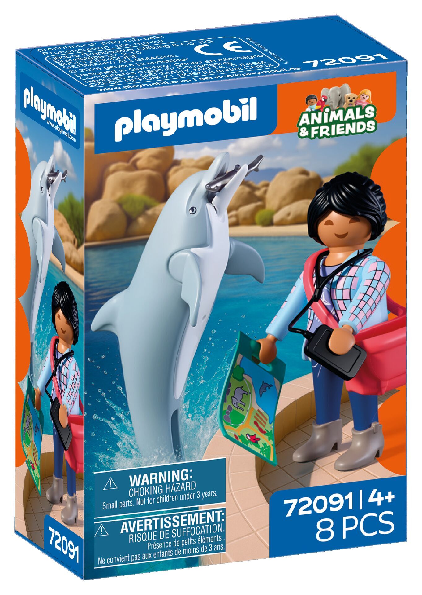 Playmobil Zoo: Delfin i odwiedzający 72091