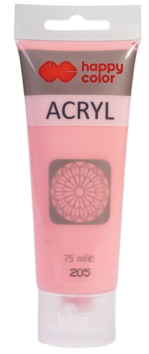 Farba akrylowa 75ml róż pudrowy pastelowy happy color