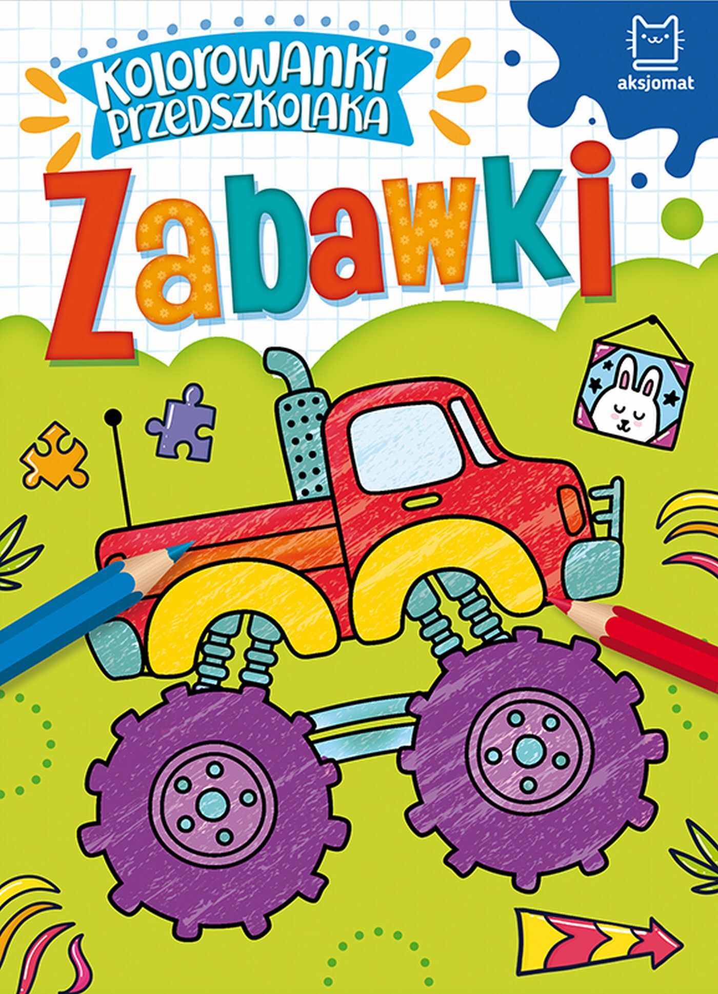 Kolorowanki przedszkolaka. Zabawki
