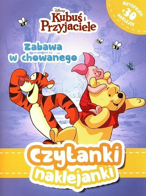 Czytanki naklejanki. Zabawa w chowanego. Disney Kubuś i Przyjaciele