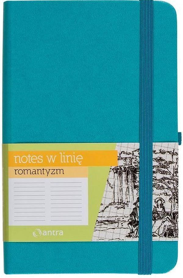 Romantyzm A6 notes linia turkusowy