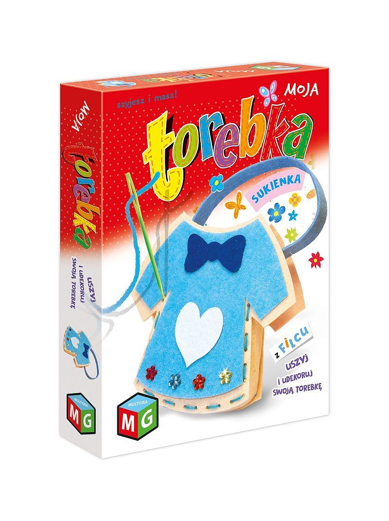 Moja torebka z filcu sukienka