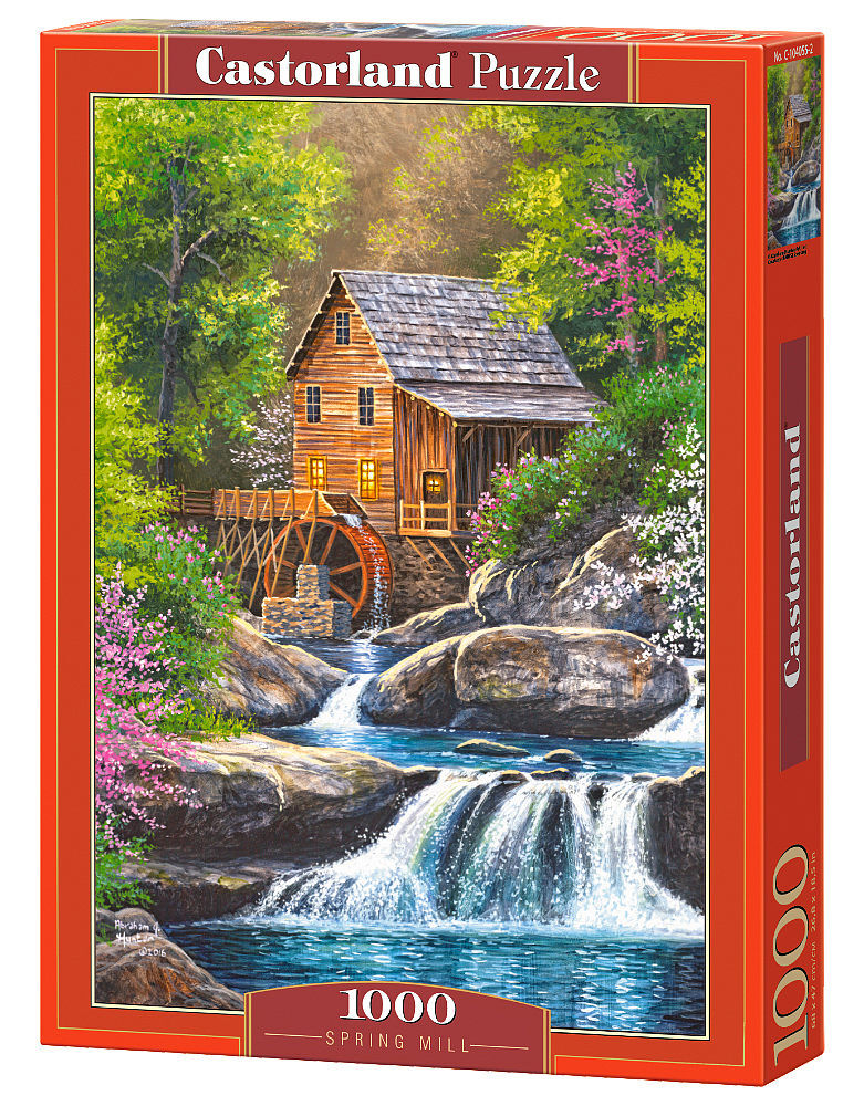 Puzzle 1000 puzzle młyn wiosną c-104055-2