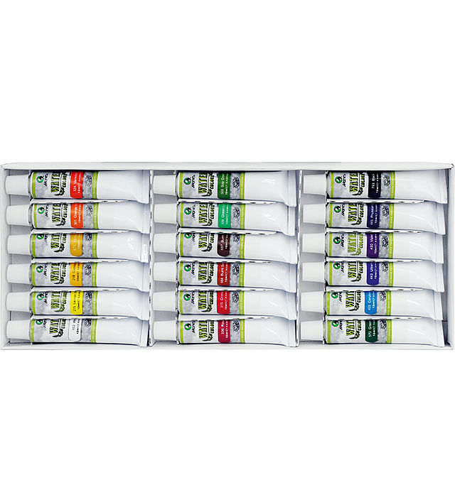 Farby akwarelowe w tubach grand maries 18 kolorów 12 ml