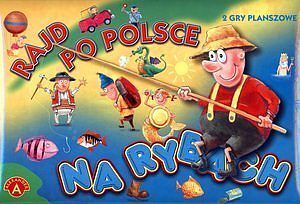 Rajd po Polsce. Na rybach. 2 gry planszowe