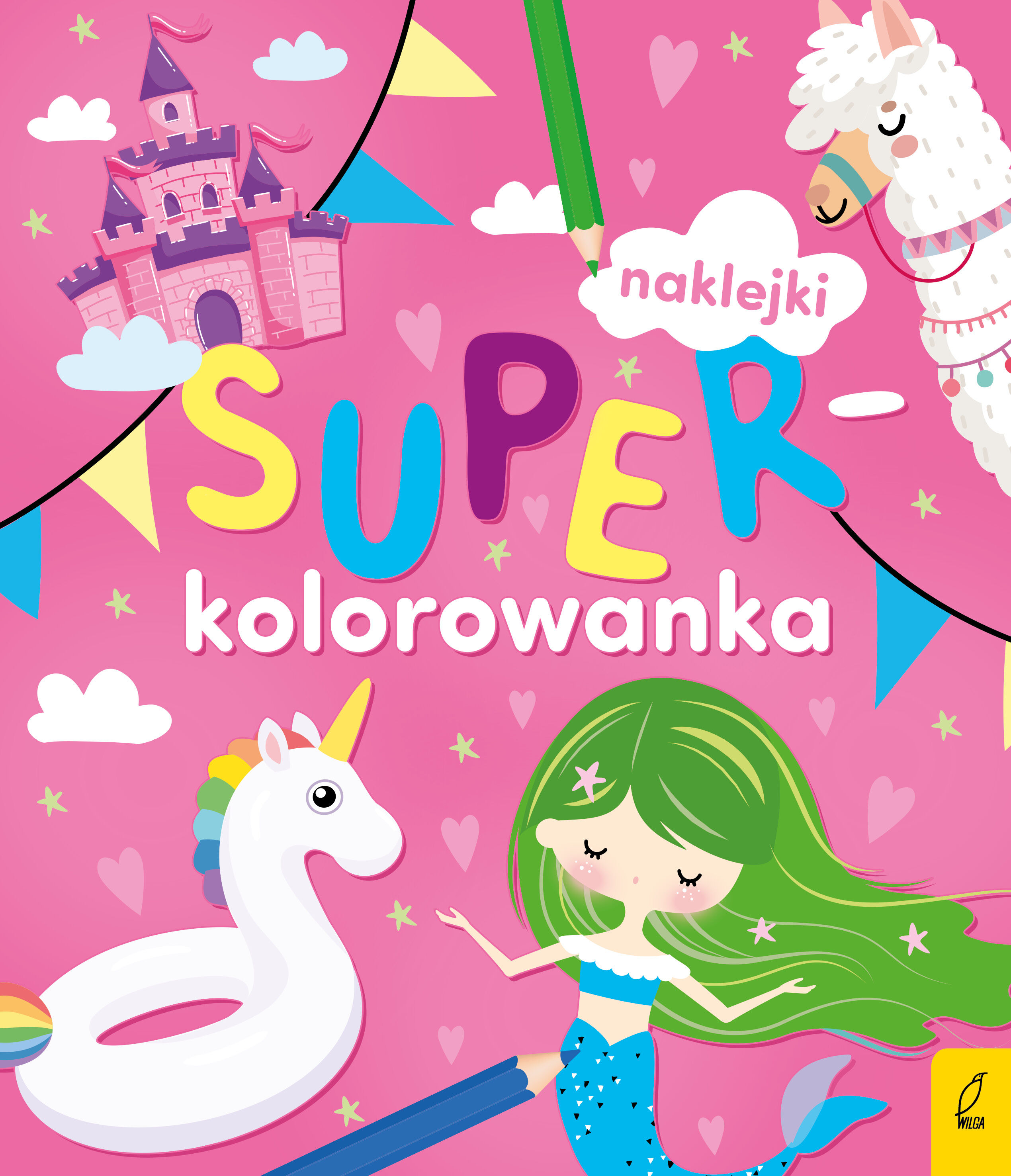 Superkolorowanka. Moja różowa kolorowanka