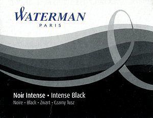 Naboje do pióra wiecznego Waterman czarne 8szt.