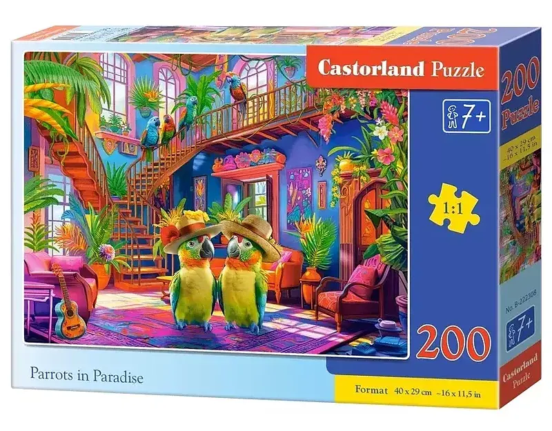 Puzzle 200 parrots in paradise b-222308