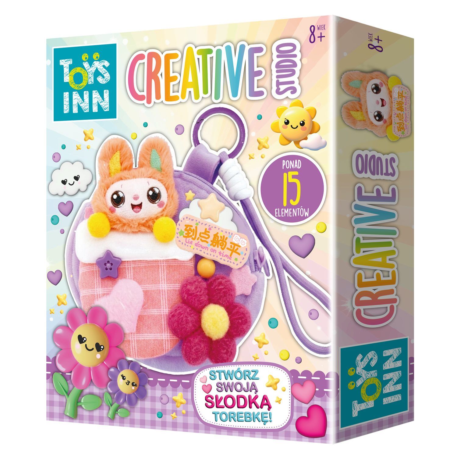 Creative Studio Stwórz swoją mini Torebkę fioletową ToysInn STN 9919