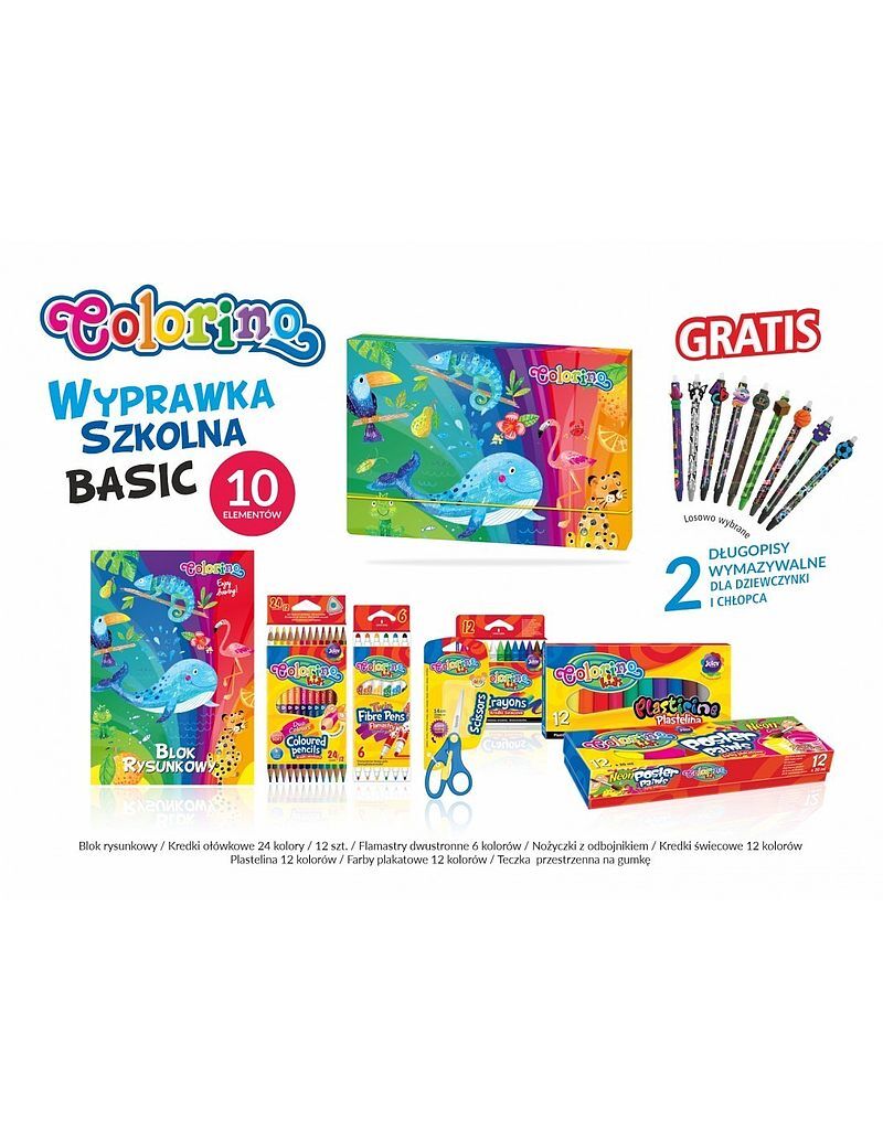Wyprawka szkolna colorino kids basic