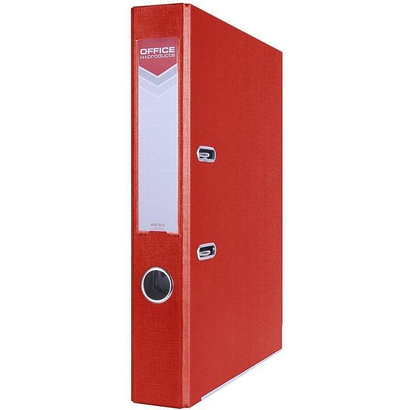 Segregator pp a4/55mm officer z szyną office products czerwony
