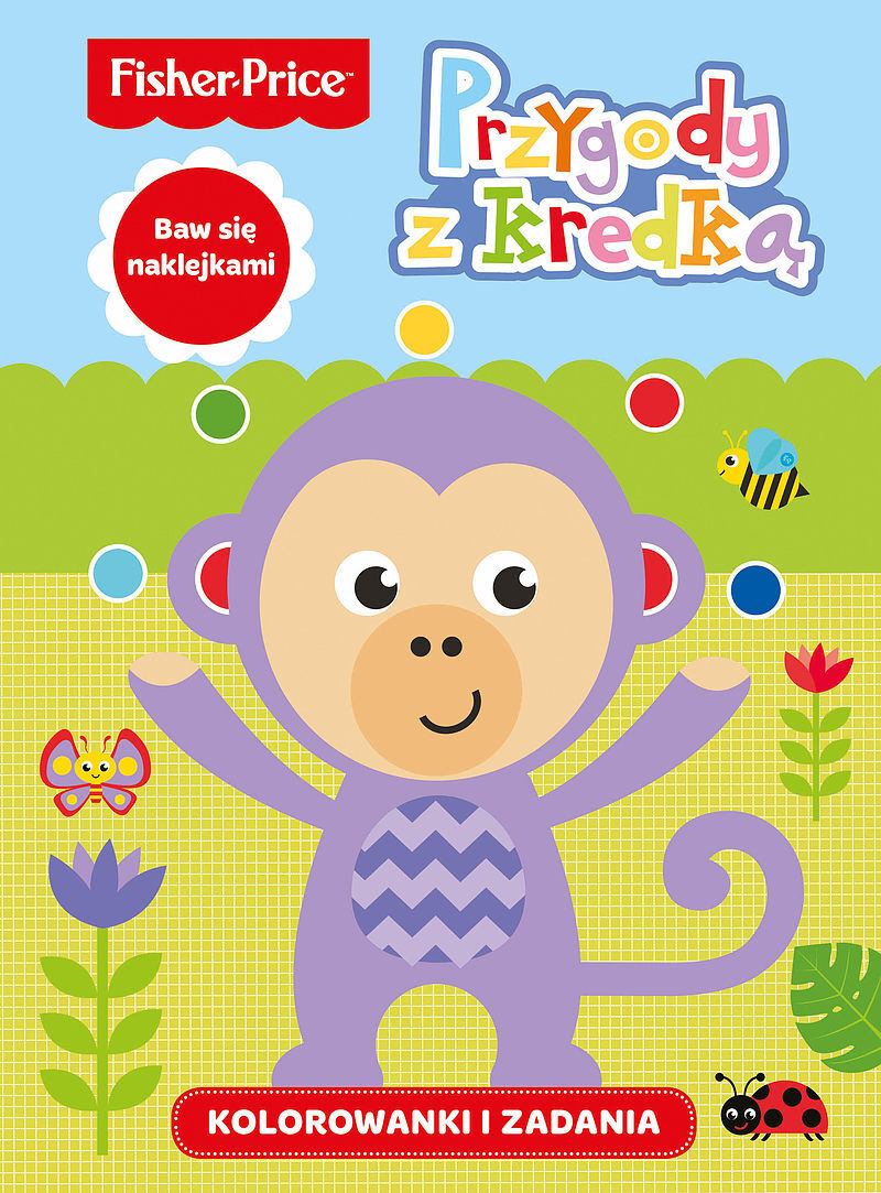 Fisher Price Przygody z kredką. Kolorowanki i zadania