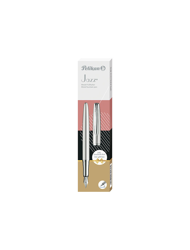 Pióro wieczne jazz noble  silver etui pelikan