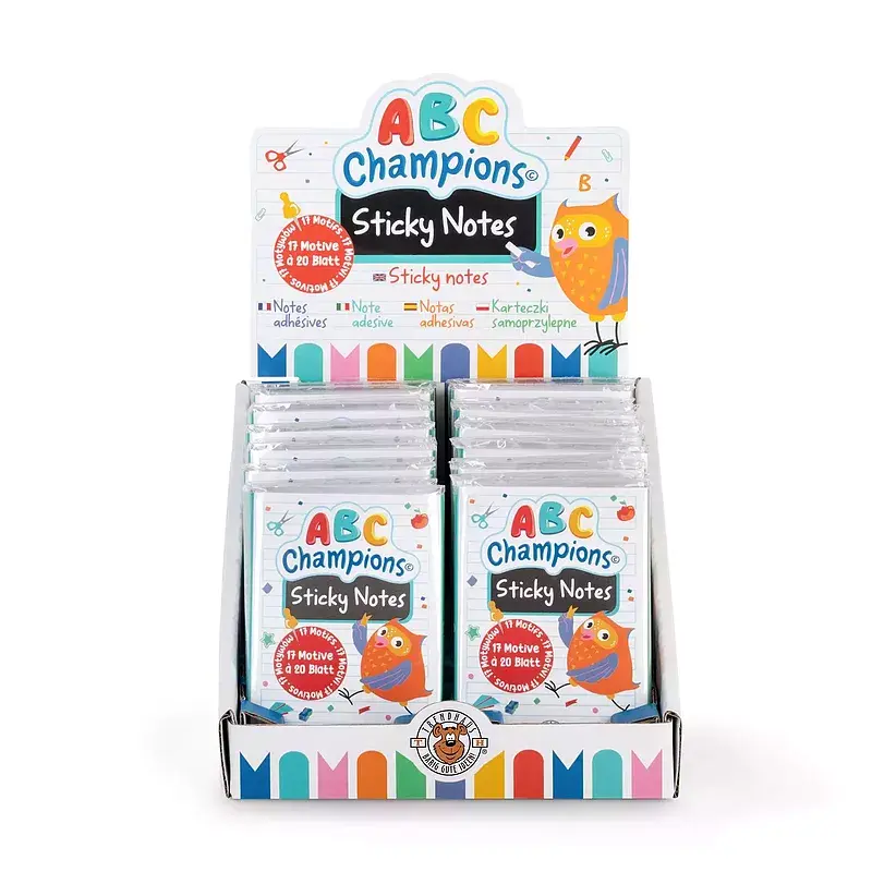 Karteczki samoprzylepne abc champions