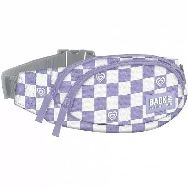 Saszetka nerka backup szachownica fiolet tbb6a29