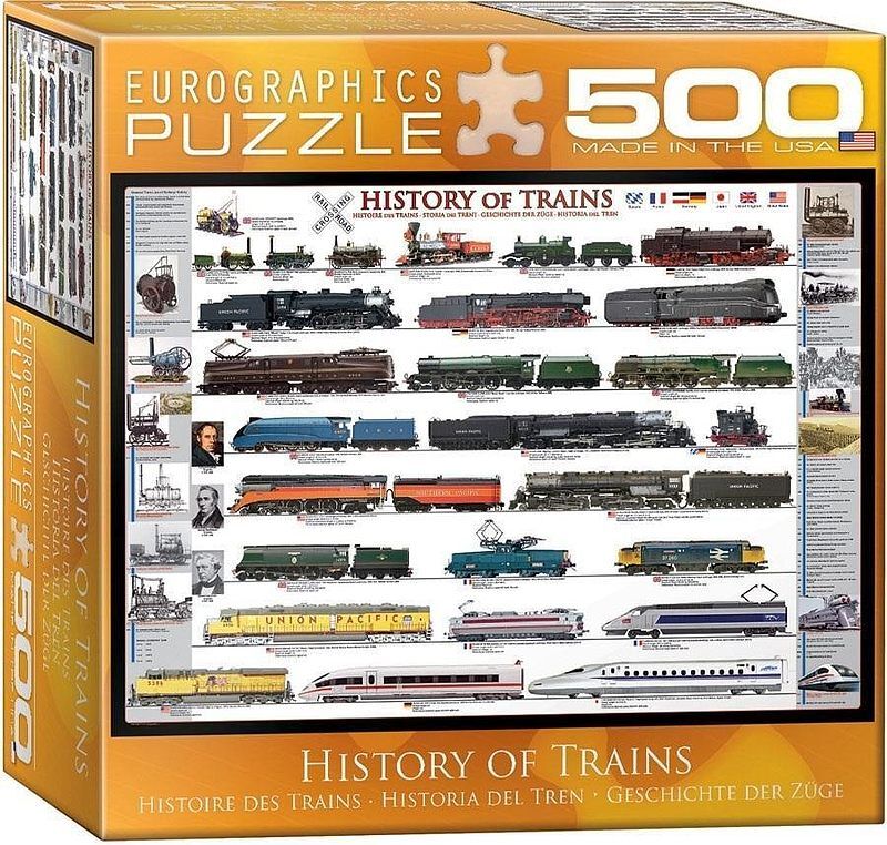 Puzzle 500 history of trains