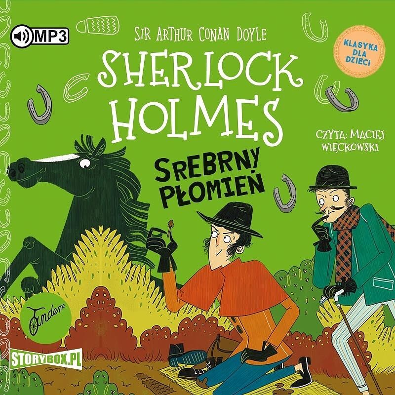 Cd mp3 srebrny płomień. Klasyka dla dzieci. Sherlock holmes. Tom 16