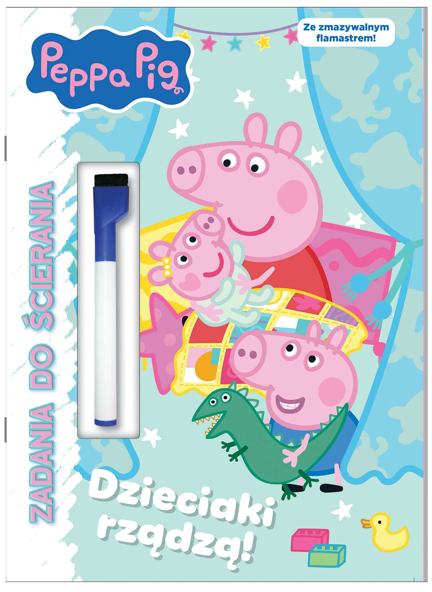 Peppa Pig. Zadania do ścierania. Dzieciaki rządzą!