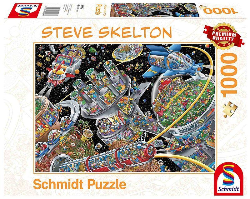 Puzzle 1000 pq kosmiczna kolonia s. Skelton 111109