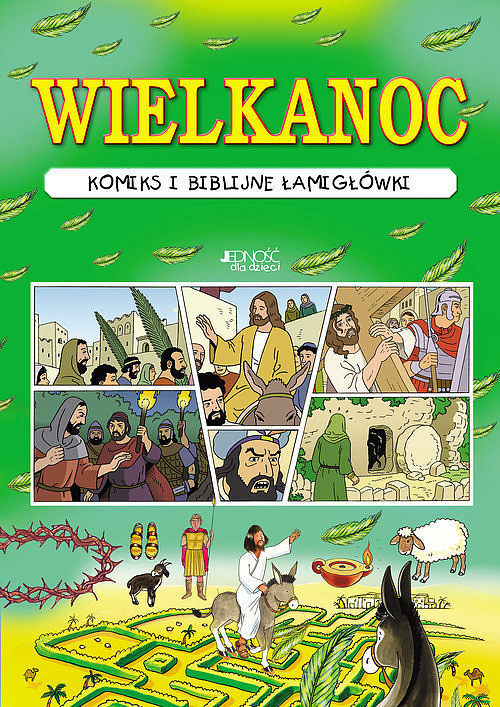 Wielkanoc. Komiks i biblijne łamigłówki
