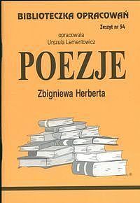 Biblioteczka Opracowań Poezje Zbigniewa Herberta