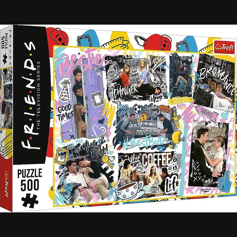 Puzzle 500 kolaż friends 37418