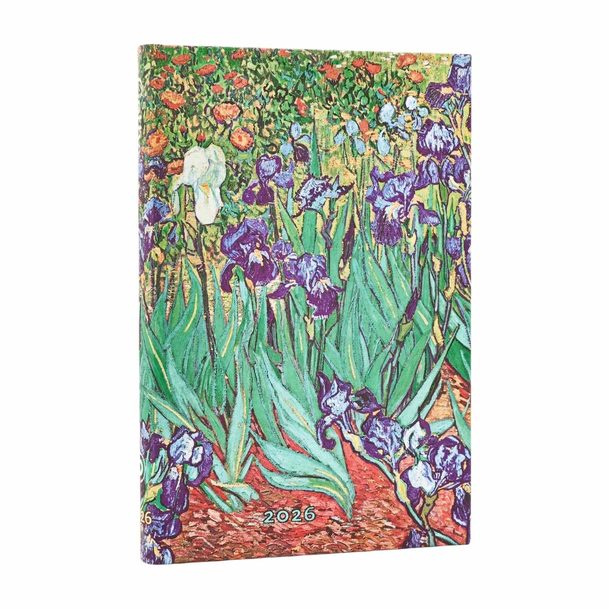 Kalendarz 2026 Van Gogh’s Irises tygodniowy HOR Mini