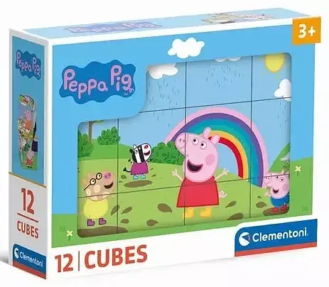 Klocki  peppa pig 12 elementów 41195