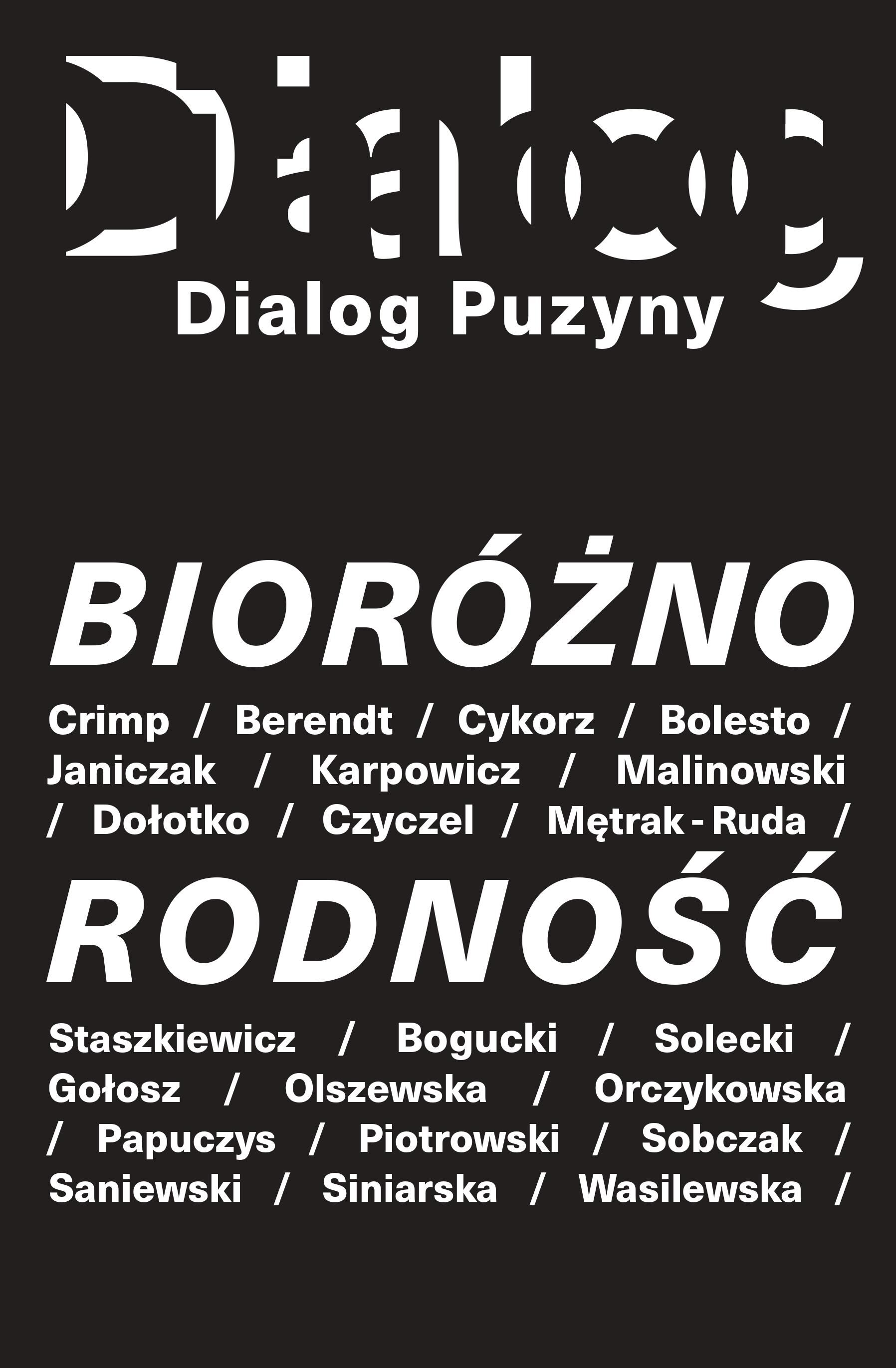 Dialog Puzyny. Bioróżnorodność