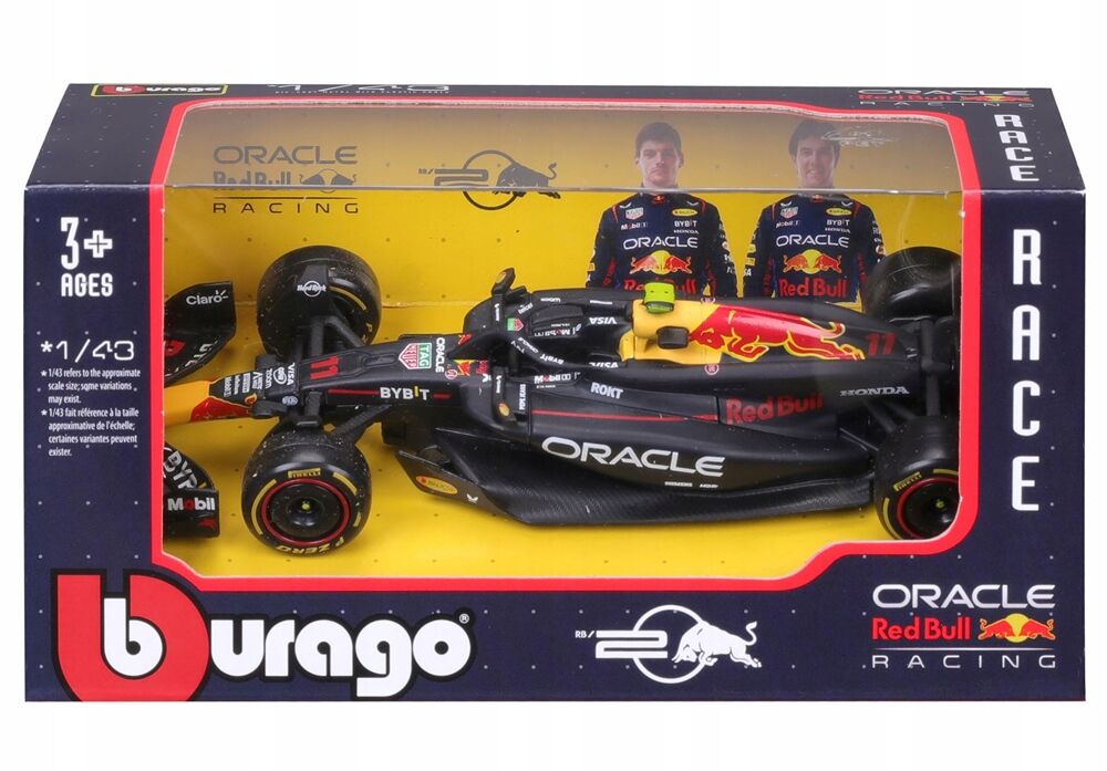 Bburago Model 1 1:43 Race Oracle RedBull Racing 18-38097_1