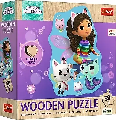 Puzzle drewniane 50 Wesoła Gabby