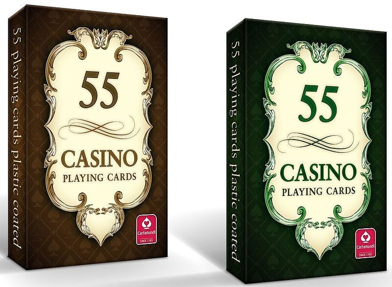 CASINO karty do gry 2 x 55 listków
