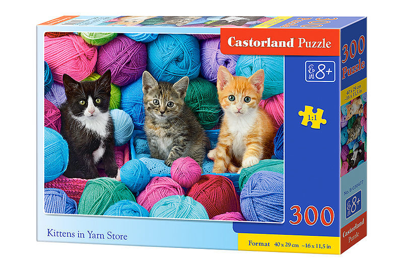 Puzzle Kittens in Yarn Store 300