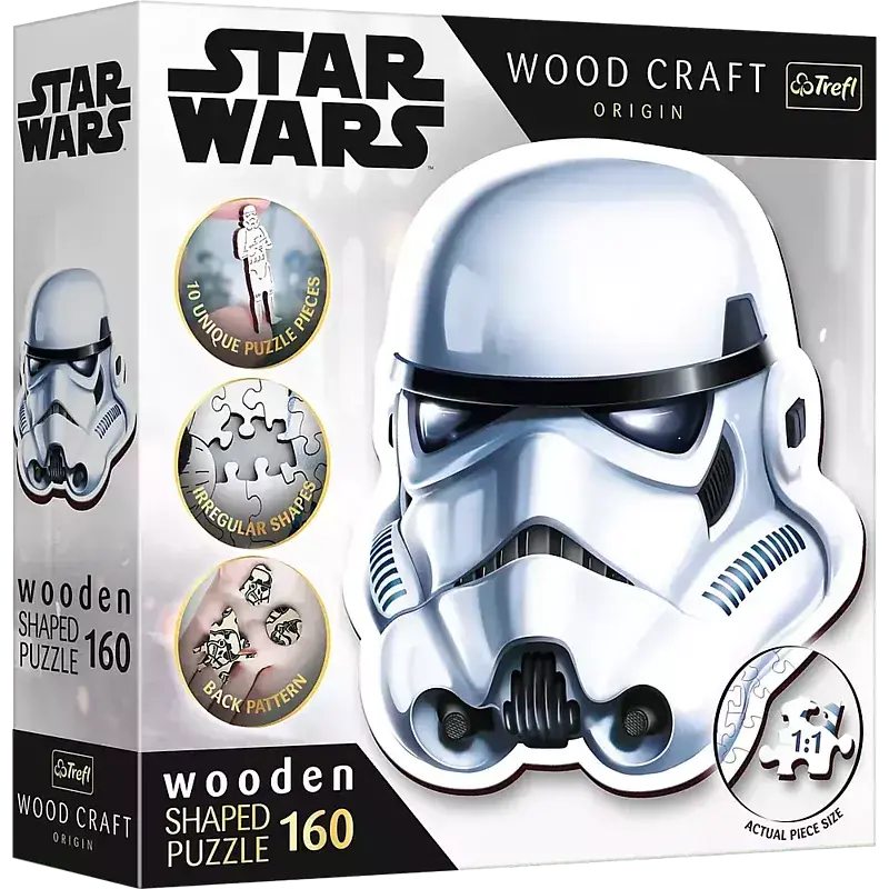 Puzzle drewniane Star Wars Hełm Szturmowca 160