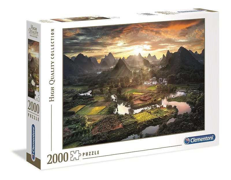 Puzzle 2000 hq widok z chin 32564