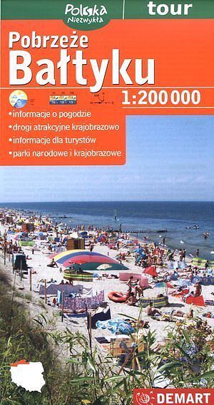 Pobrzeże Bałtyku. Mapa w skali 1:200 000