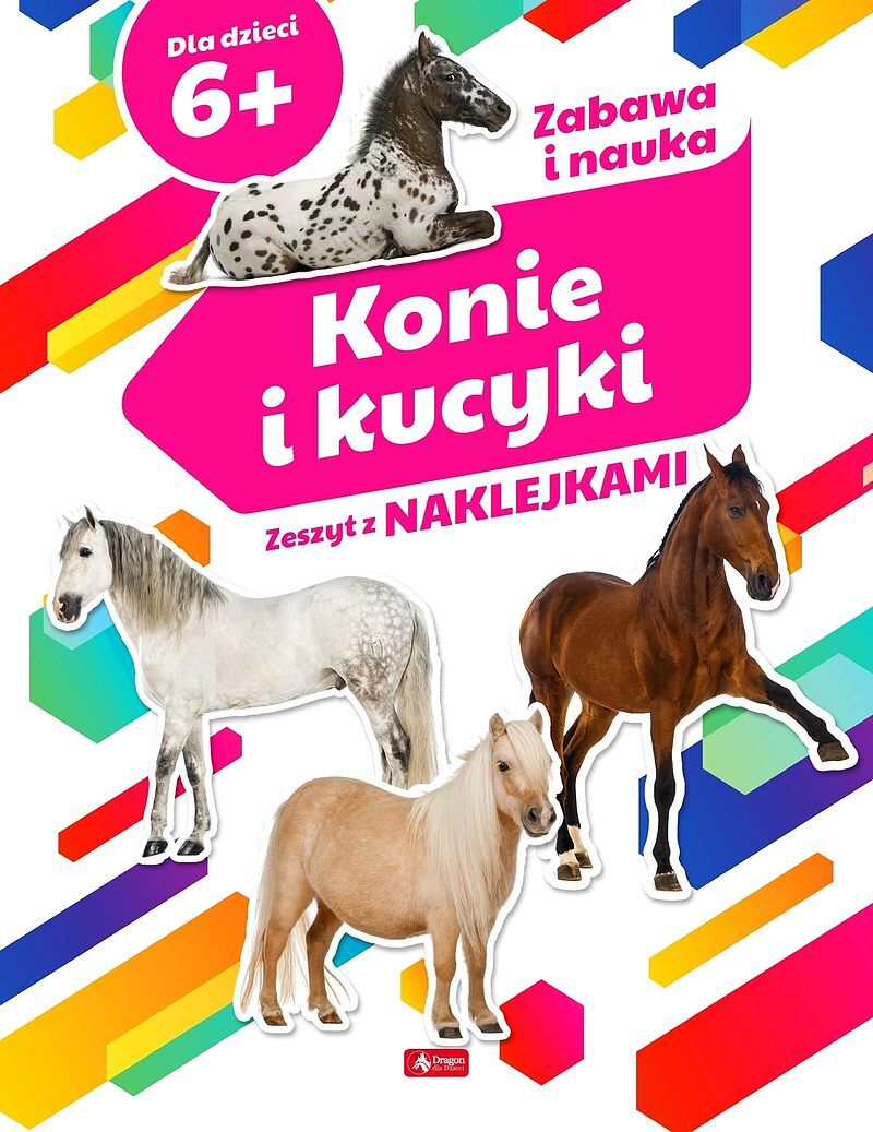 Konie i kucyki. Zeszyt z naklejkami