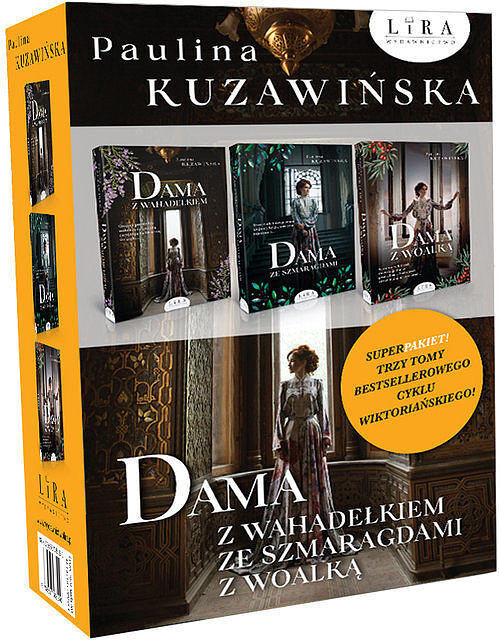 Dama z wahadełkiem, ze szmaragdami, z woalką