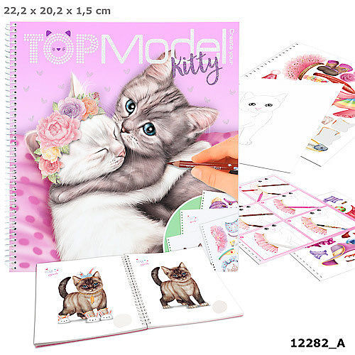 Szkicownik kitty top model z naklejkami 12282a