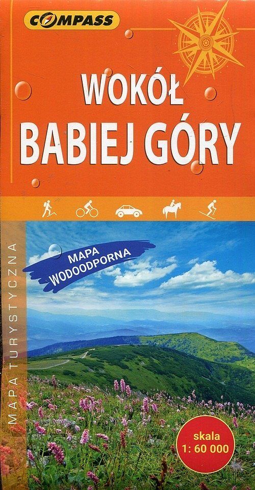 Wokół Babiej Góry. Mapa turystyczna w skali 1:60 000 (wersja wodoodporna)