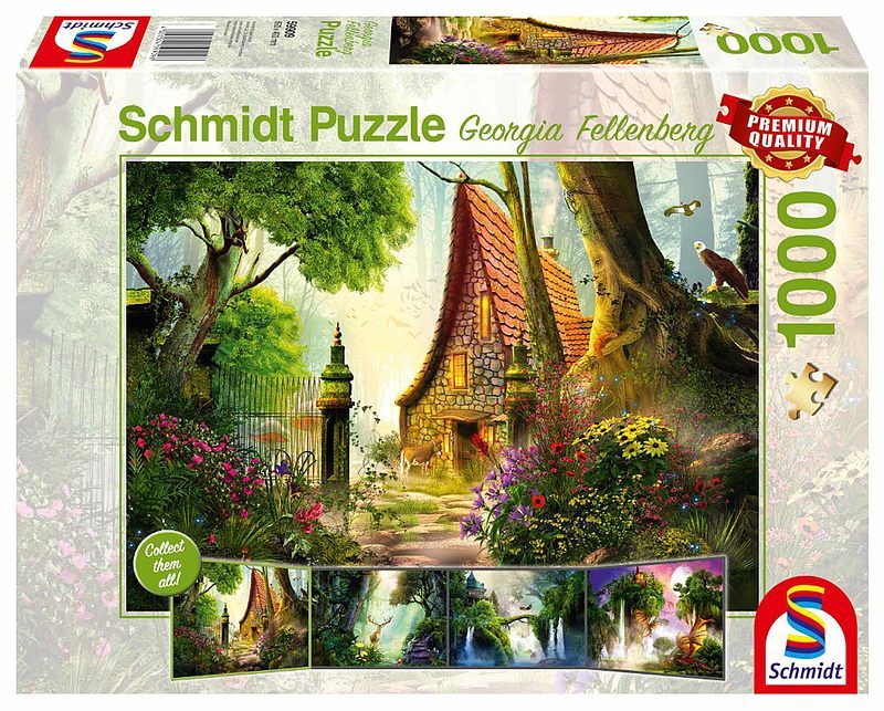 Puzzle 1000 pq dom na polanie g. Fellenberg 110815