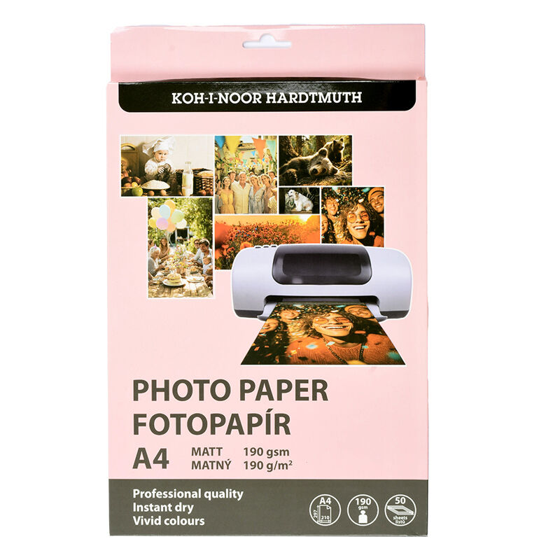 Papier foto A4 matt 50ark. 190g.