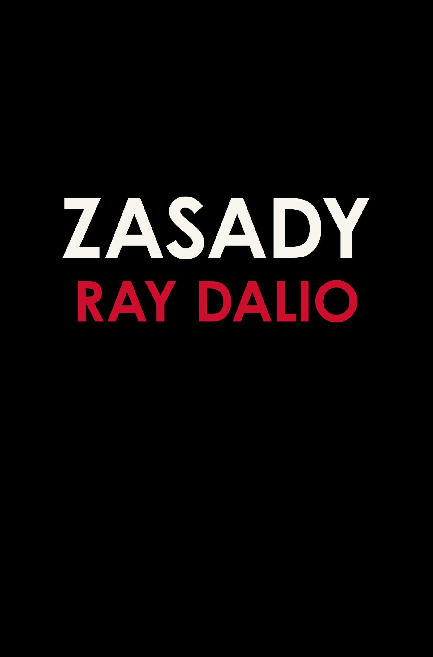 Zasady. Życie i praca (e-book)