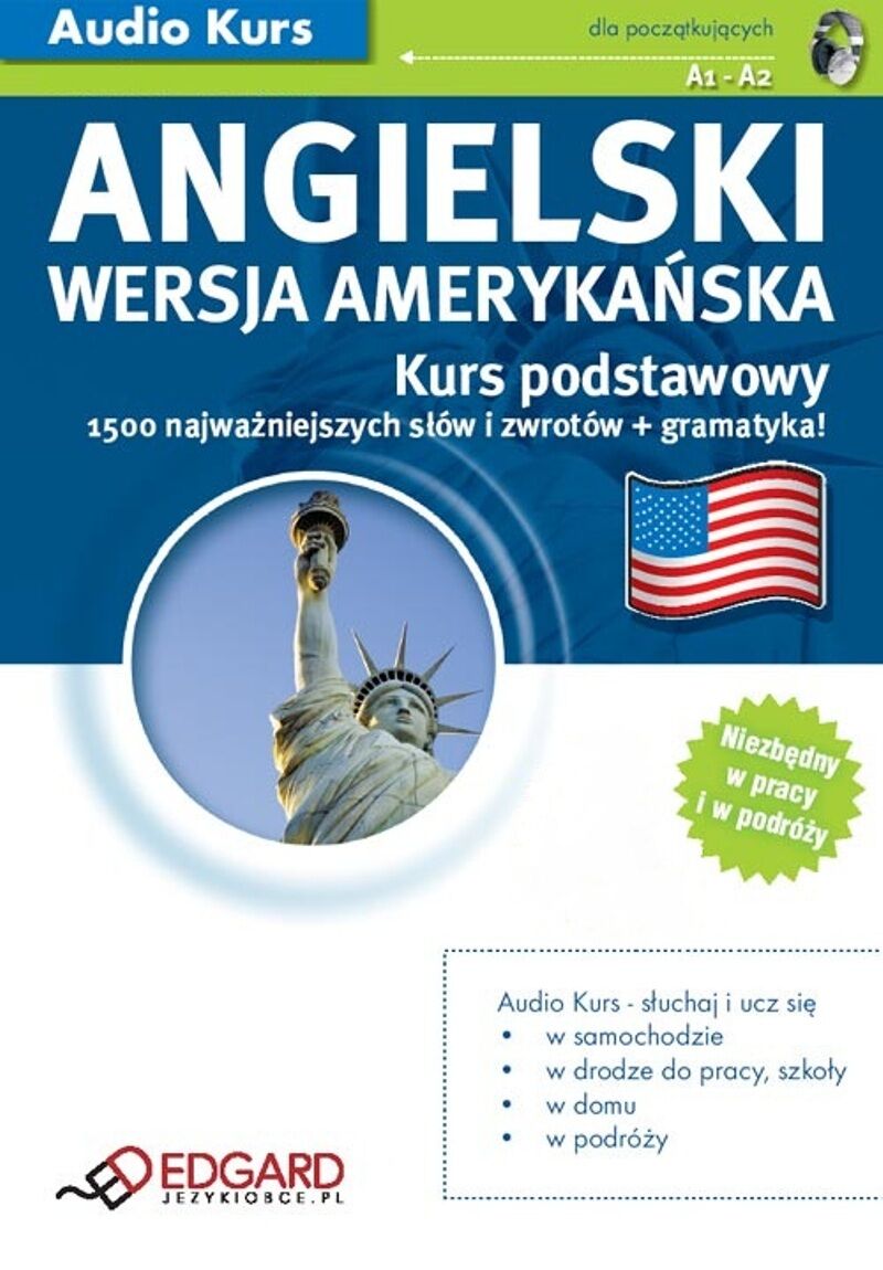 Angielski (wersja amerykańska) Kurs podstawowy (audiobook MP3)