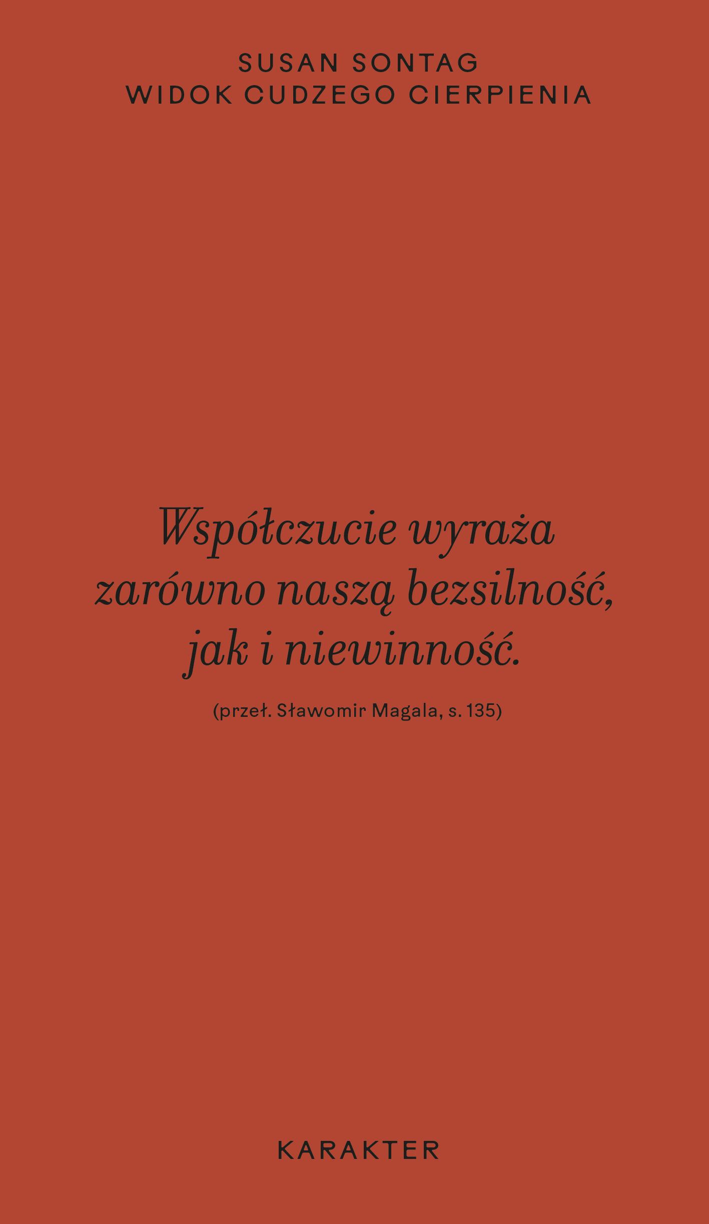 Widok cudzego cierpienia (e-book)