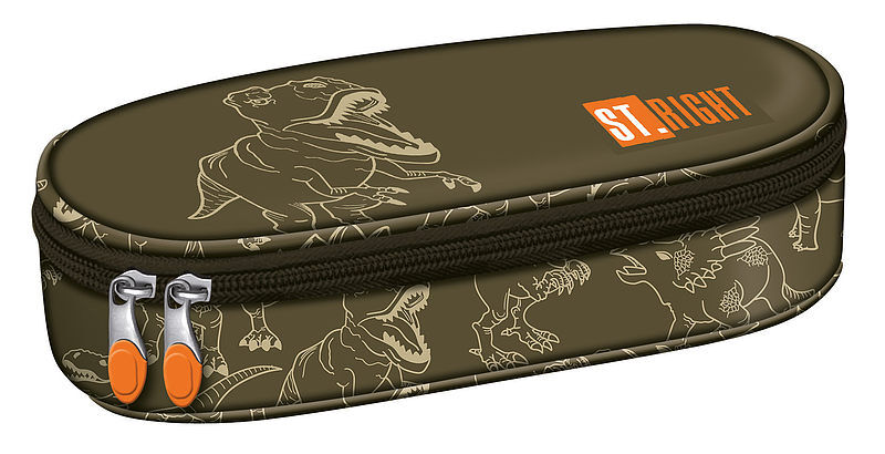 Piórnik owalny pc1 t-rex junior