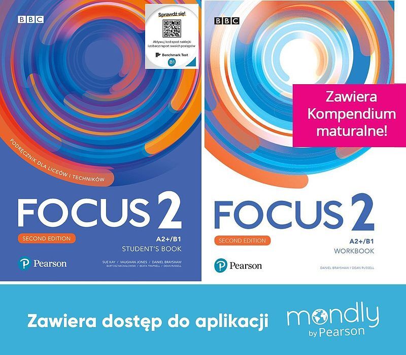 Focus second edition 2. Komplet podręcznik + zeszyt ćwiczeń + dostęp mondly