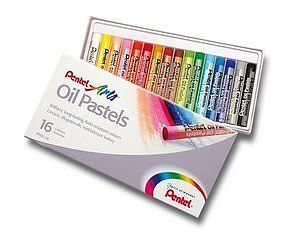 Pastele olejne Pentel 16 kolorów